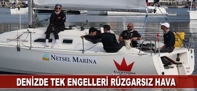 Denizde tek engelleri rüzgarsız hava