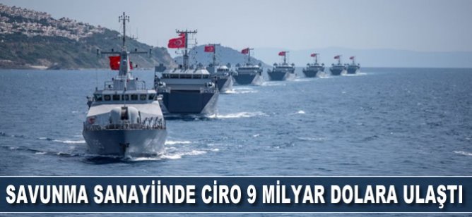 Savunma Sanayiinde ciro 9 milyar dolara ulaştı