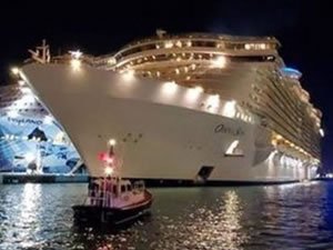 Dev gemide yolcu 10. kattan aşağıya düştü