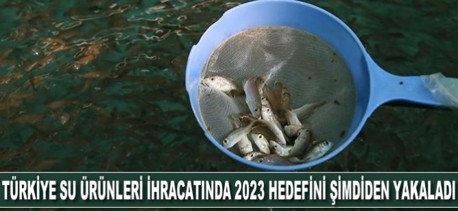 Türkiye su ürünleri ihracatında 2023 hedefini şimdiden yakaladı