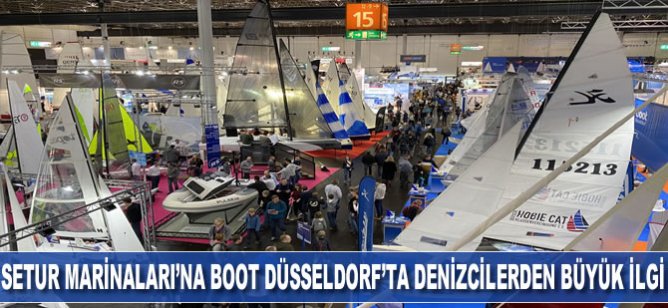 Setur Marinaları’na Boot Düsseldorf’ta denizcilerden büyük ilgi