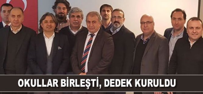 Okullar birleşti, DEDEK kuruldu