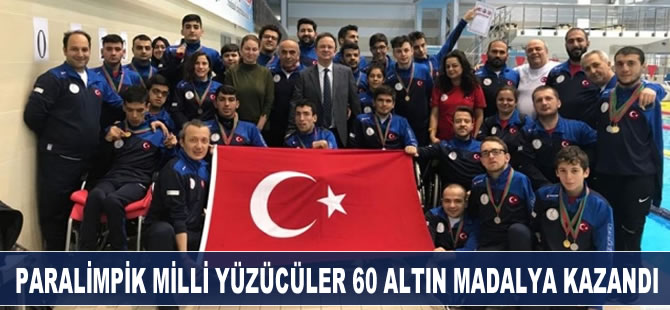 Paralimpik milli yüzücüler, Belarus'ta 60 madalya kazandı