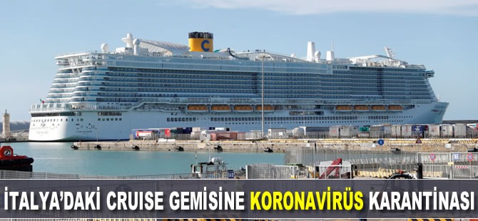 İtalya'daki cruise gemisine koronavirüs karantinası