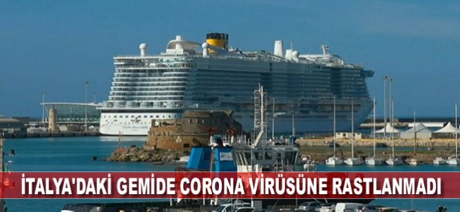 İtalya'daki gemide corona virüsüne rastlanmadı (27 Türk aralarında)