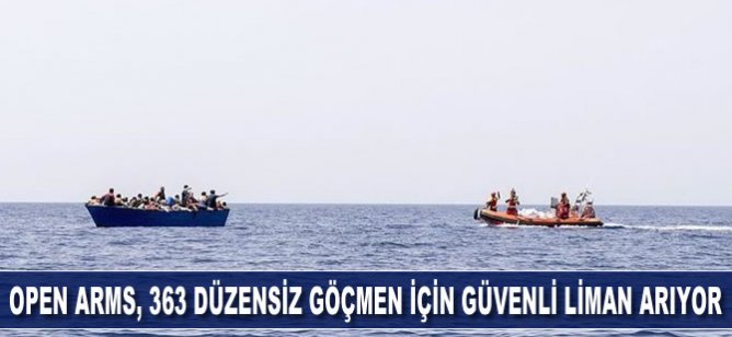 İspanyol STK, Akdeniz'de kurtardığı 363 düzensiz göçmen için güvenli liman arıyor