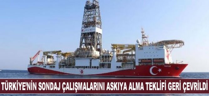 Kıbrıs, Türkiye'nin sondaj çalışmalarını askıya alma teklifini geri çevirdi