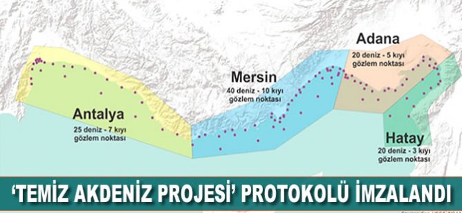 'Temiz Akdeniz Projesi' Protokolü imzalandı