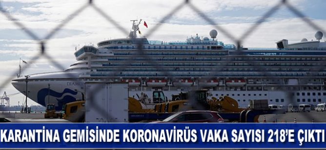 Japonya'da karantina altındaki gemide 44 kişide daha 'Kovid-19' tespit edildi