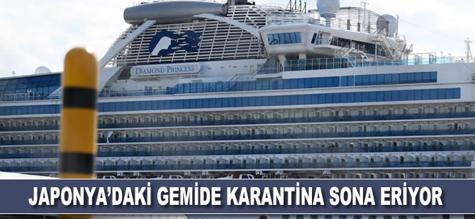 Japonya’daki gemide karantina sona eriyor