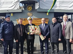 TCG Nusret Mayın Gemisi Karabiga'da ziyarete açıldı