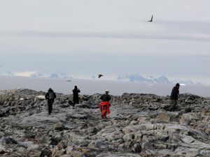 Türk ekibi Beyaz Kıta'da çalışmalara başladı