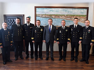 Başkan Seçer, NATO gemi komutanlarını ağırladı