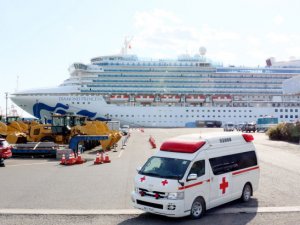 Japonya'daki karantina gemisinde vaka sayısı 691'e yükseldi