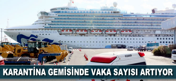 Japonya'daki karantina gemisinde vaka sayısı 691'e yükseldi