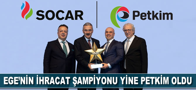 Ege’nin ihracat şampiyonu yine Petkim oldu