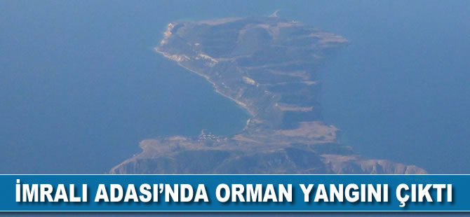 İmralı Adası'nda orman yangını çıktı