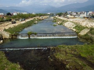 Kiraz Çayı, karların erimesiyle hayat buldu