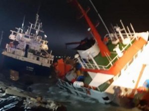 Tuzla açıklarında gemi kazası yaşandı