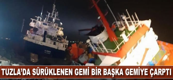 Tuzla açıklarında gemi kazası yaşandı