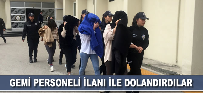 Gemi personeli ilanı ile dolandırdılar