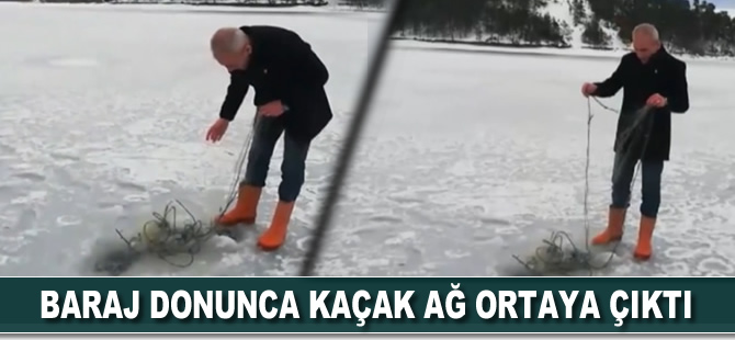 Baraj donunca 6 kilometrelik kaçak ağ ortaya çıktı