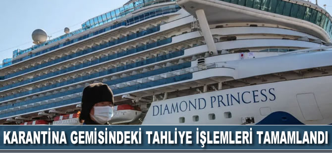 Japonya’daki karantina gemisinden son kalanlar da tahliye edildi