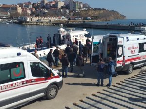 Silivri açıklarında yat yanarak battı