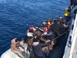 196 göçmen Sahil Güvenlik ekiplerince kurtarıldı