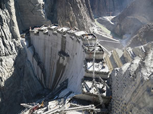 Yusufeli Barajında fiziki gerçekleşme sağlandı