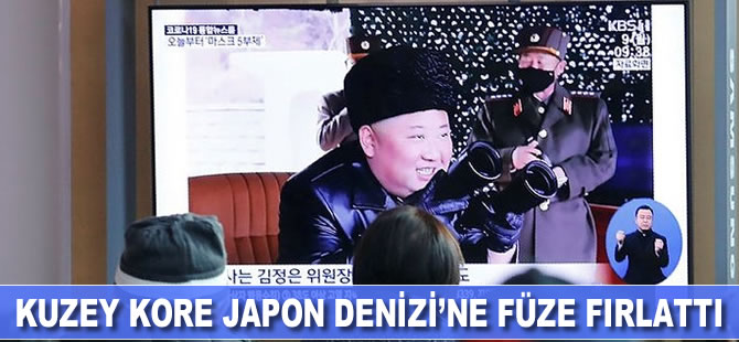 Kuzey Kore Japon Denizi'ne füze fırlattı