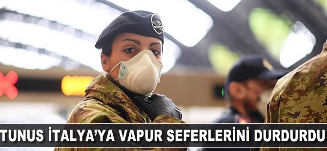 Tunus İtalya'ya vapur seferlerini durdurdu