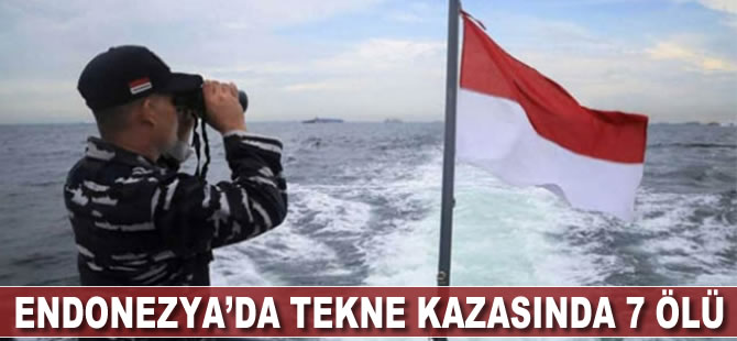 Endonezya'da tekne kazasında 7 ölü