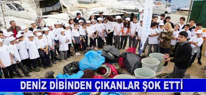 Denizin dibinden çıkanlar şok etti