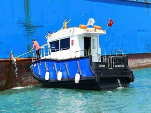 Mersin'de denizi kirleten gemilere ceza