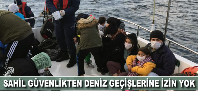 Sahil Güvenlikten deniz geçişlerine izin yok