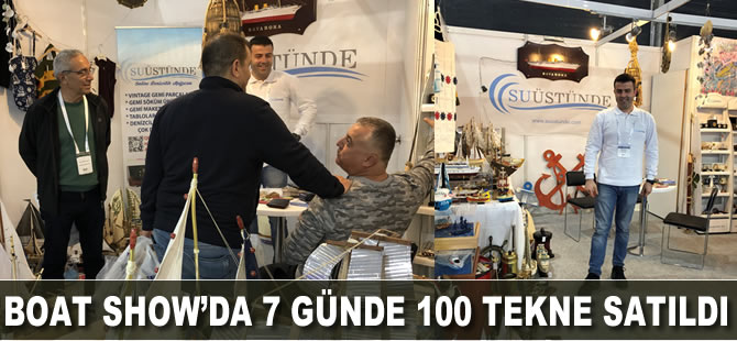 Boat Show'da 7 günde 100 tekne satıldı