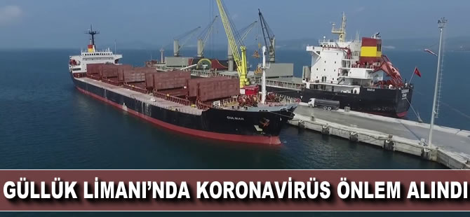 Güllük Limanı’nda koronavirüs önlemi alındı