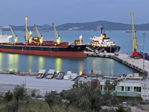 Güllük Limanı’nda koronavirüs önlemi alındı