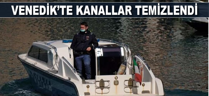 Venedik'te kanallar temizlendi