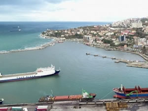 Zonguldak Limanı'nda koronavirüs önlemi alındı