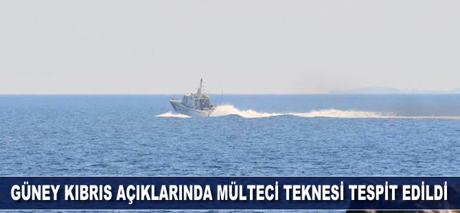 Güney Kıbrıs açıklarında mültecileri taşıyan bir tekne tespit edildi