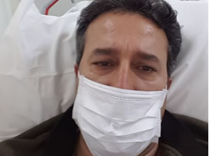 Korona hastası hastanede feryat etti