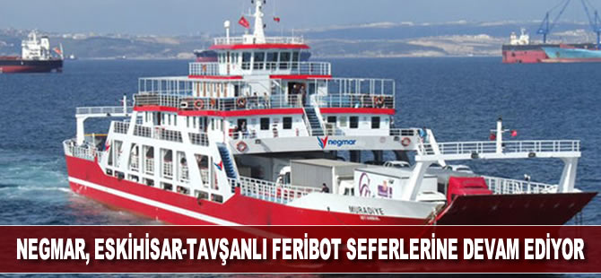 Eskihisar-Tavşanlı feribot seferlerine ara vermeden devam ediyor