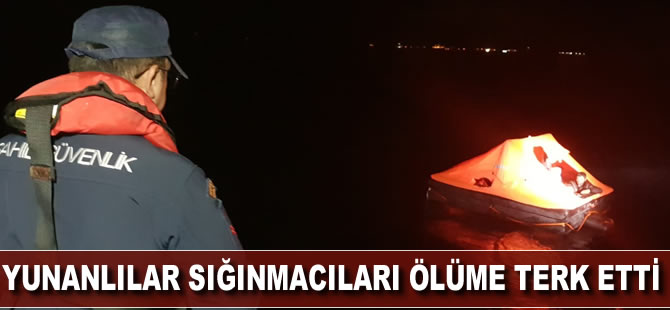 Yunanlılar sığınmacıları ölüme terk etti
