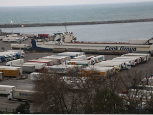 Ukrayna’dan gelen Ro-Ro gemisindeki şoförler gözlem altına alındı