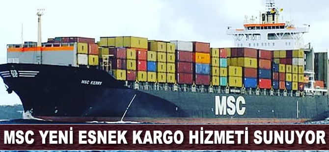 MSC yeni esnek kargo sistemi sunuyor