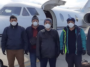 SANMAR, mürettabı mahsur kalınca özel uçak kiraladı