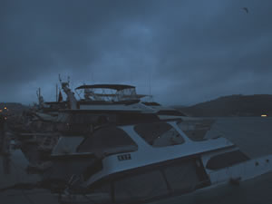 Bebek Sahilinde lüks tekne battı