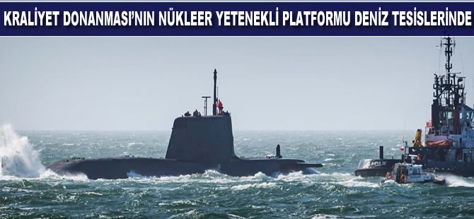 Kraliyet Donanması'nın nükleer yetenekli platformu deniz testlerinde